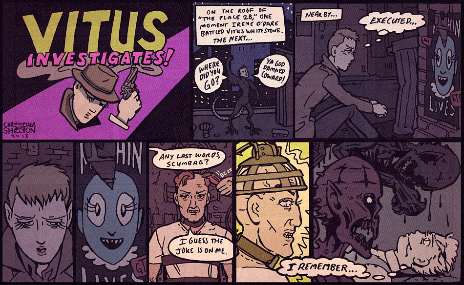 In which the gum gets scraped up and chewed again.