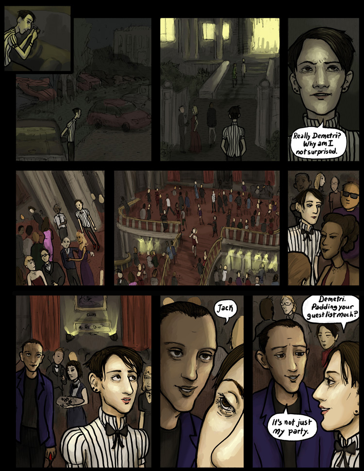 In which our hero arrives at the party