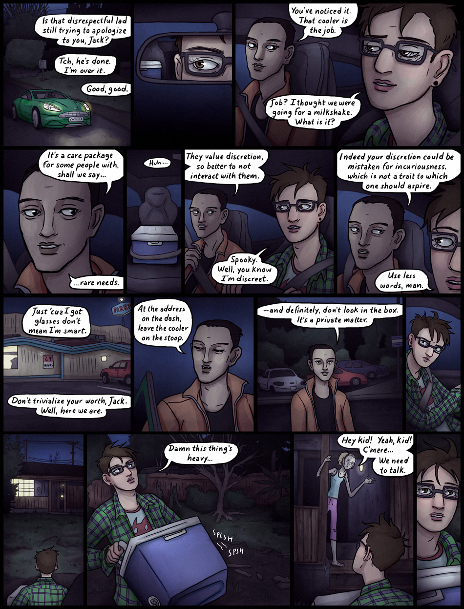 In which Demy tells Jack how to pull off that hoo ride.