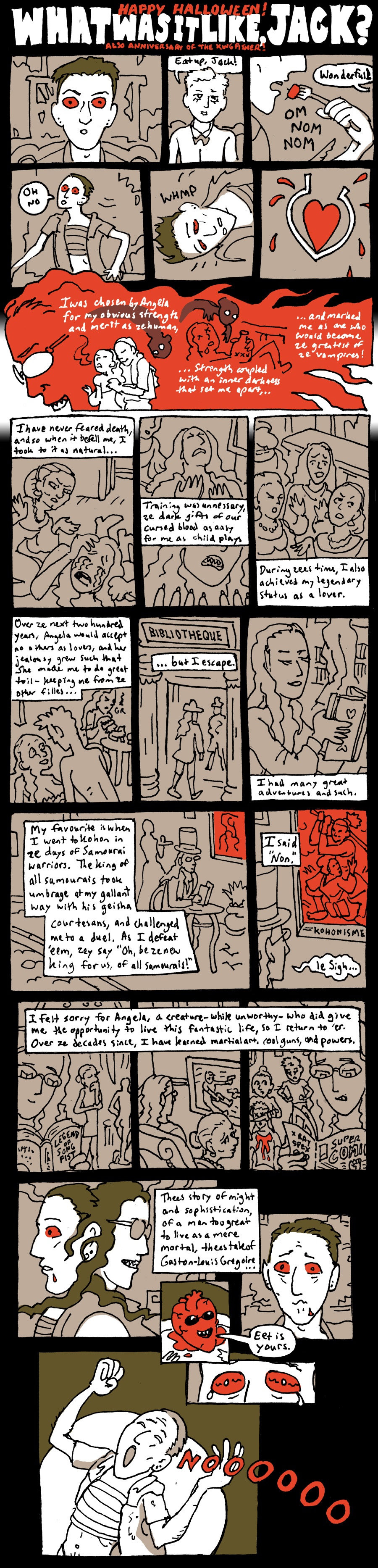 In which sticky fingers get stuck.