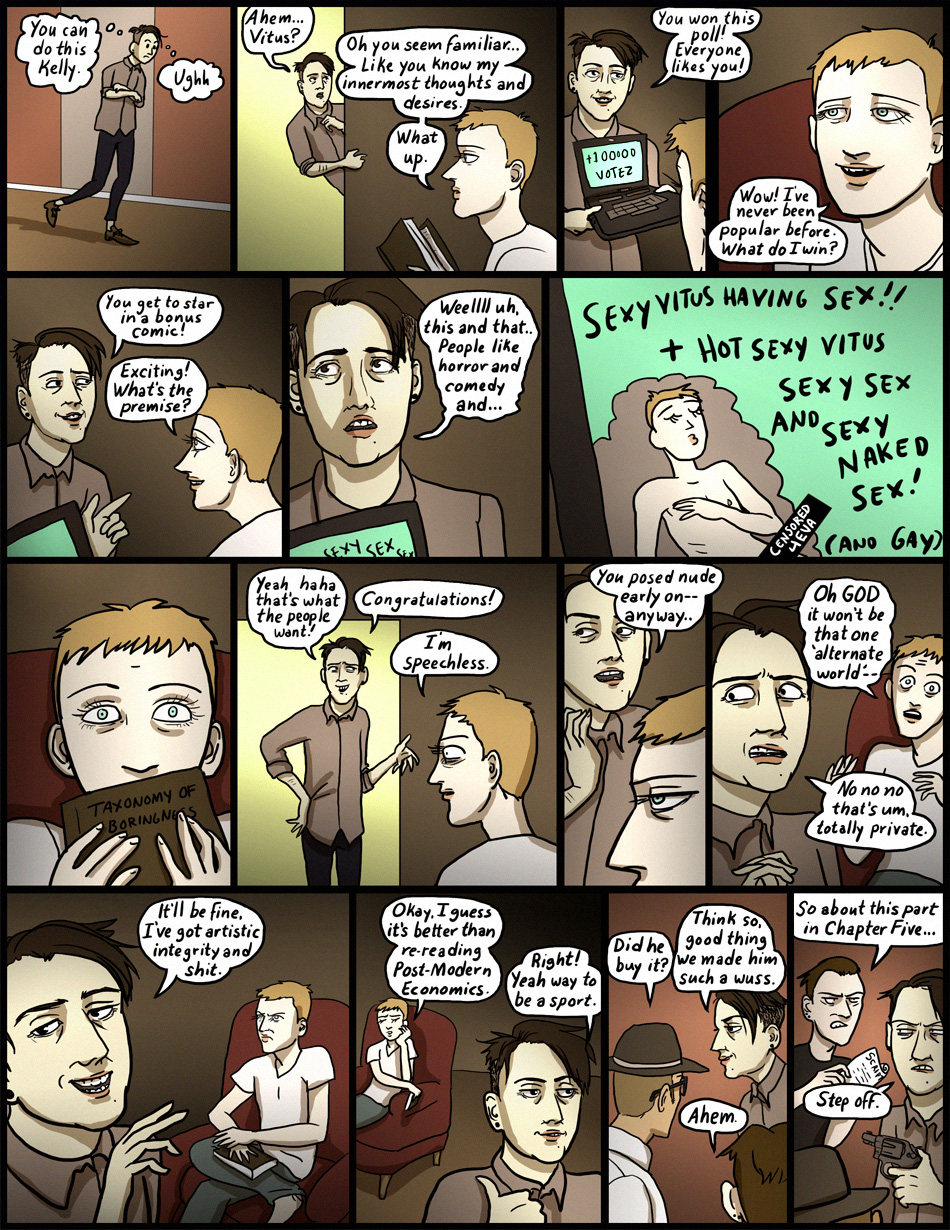 I rule my comic with iron fist.
