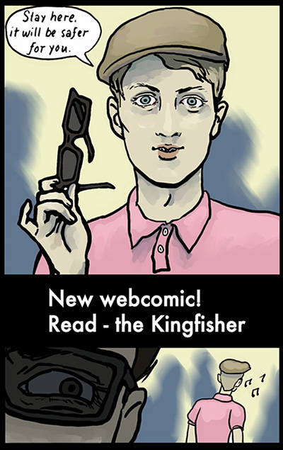 New horror webcomic, the Kingfisher! Vampires and etc.
